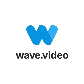 wave.video - онлайн-платформа для створення, редагування, трансляції та розміщення відео — логотип